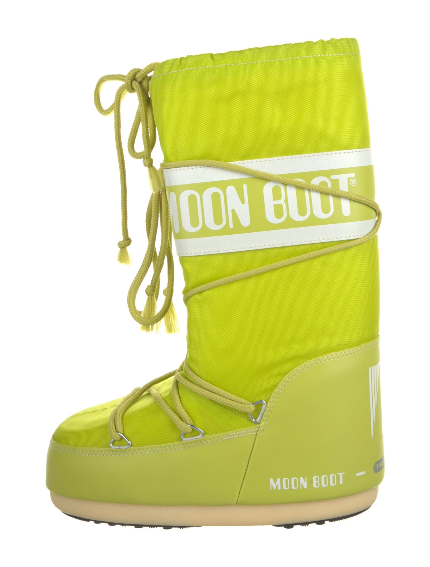 Moon Boot Nylon Graphic Print Lace-Up Boots