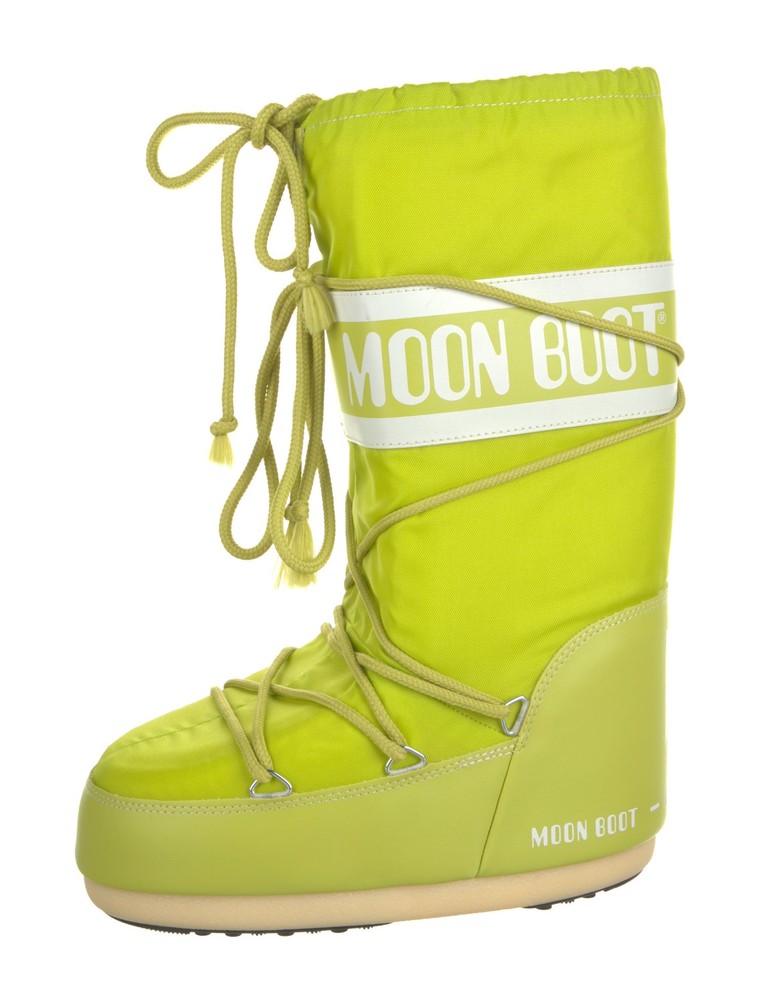 Moon Boot Nylon Graphic Print Lace-Up Boots