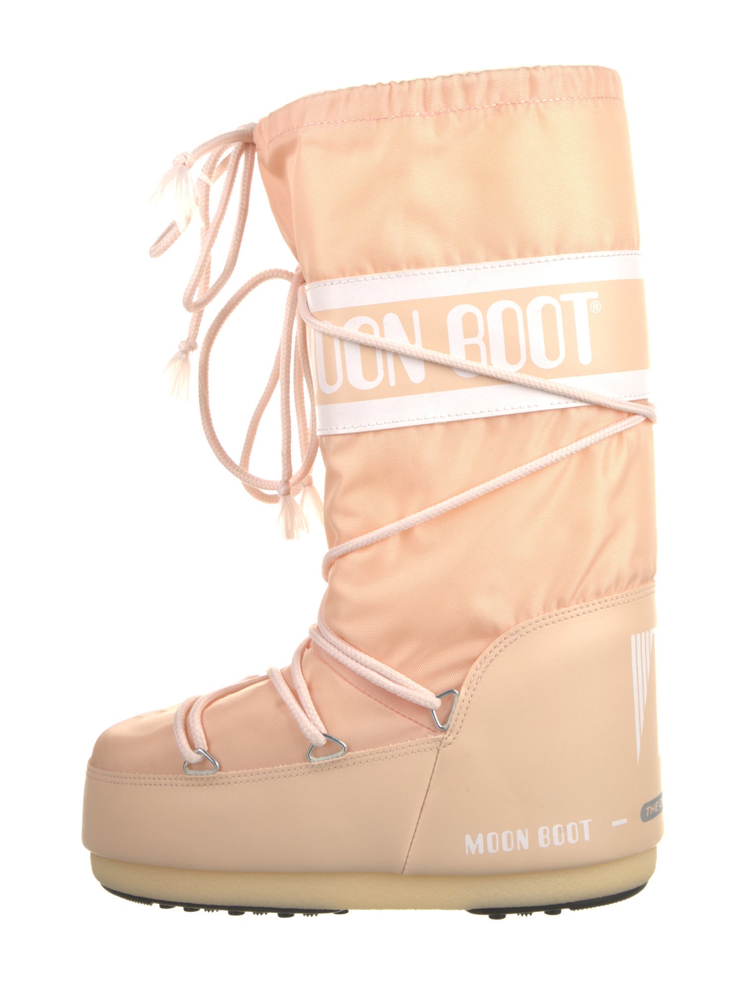 Moon Boot Nylon Graphic Print Lace-Up Boots