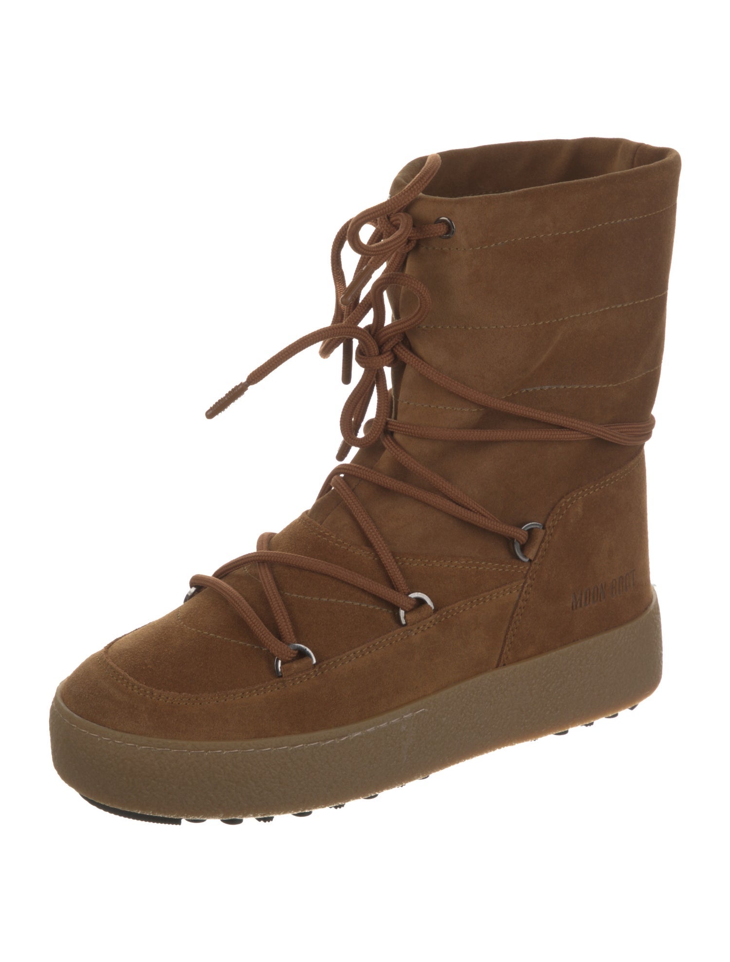 Moon Boot Suede Lace-Up Boots