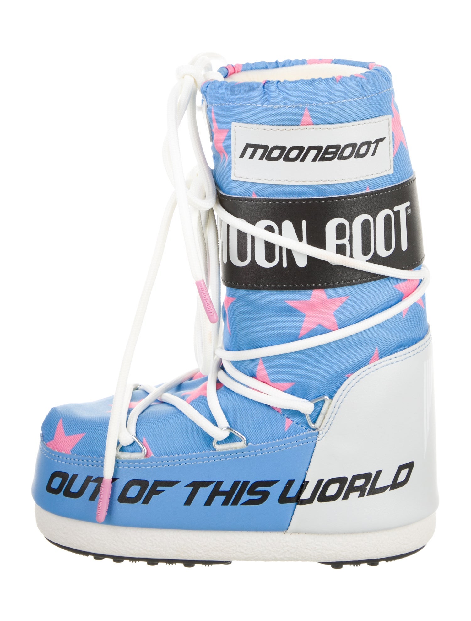 Moon Boot Girls' Logo Print MB ICON RETRO BIKER Snow Boot