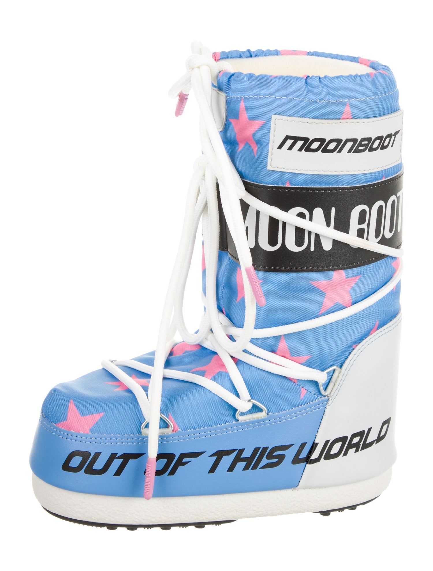 Moon Boot Girls' Logo Print MB ICON RETRO BIKER Snow Boot
