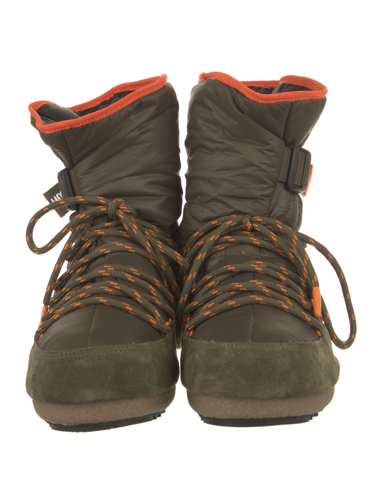 Moon Boot Nylon Graphic Print Lace-Up Boots