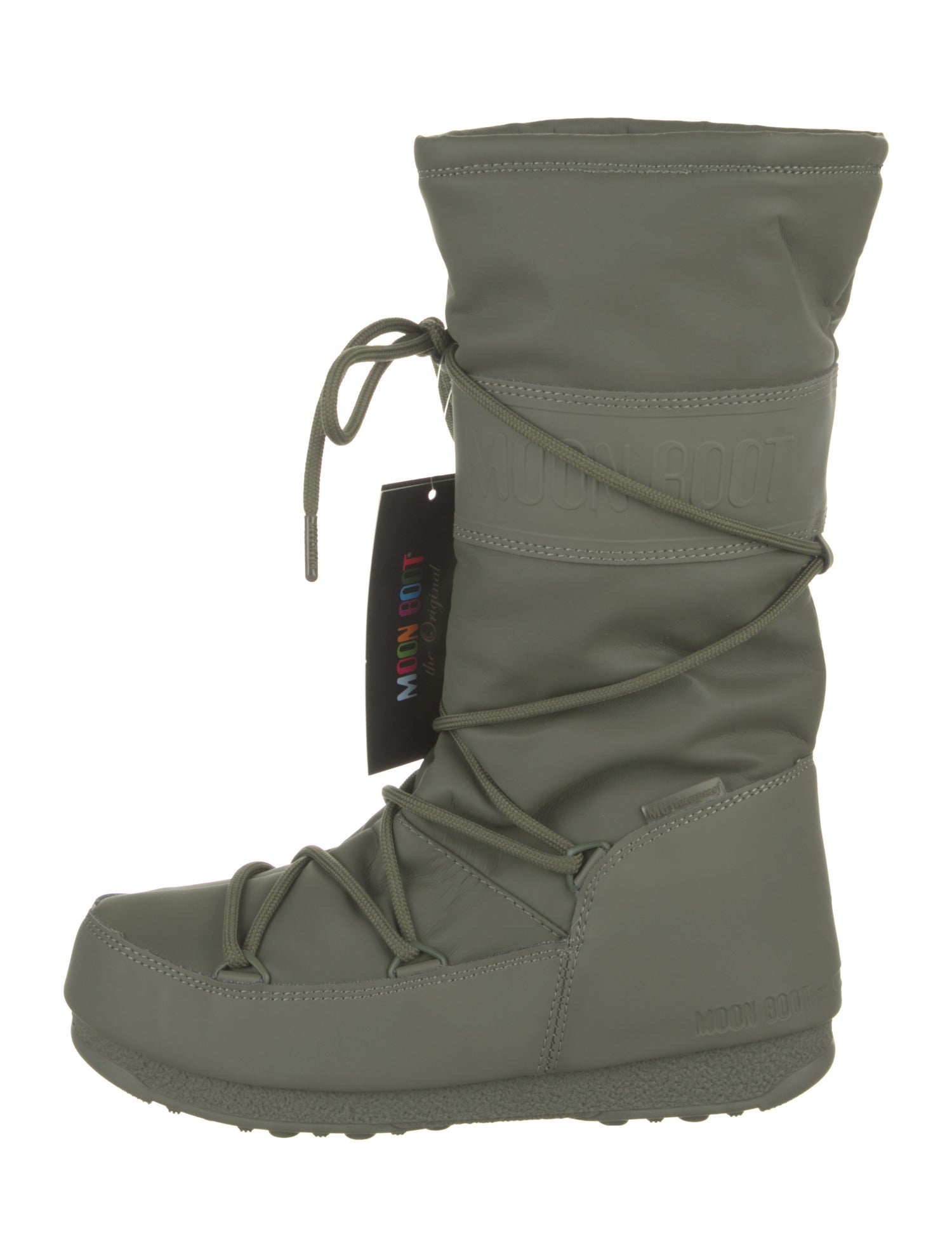 Moon Boot Leather Lace-Up Boots