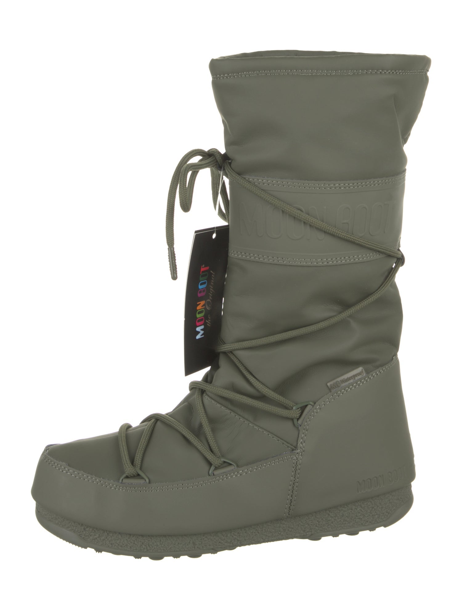 Moon Boot Leather Lace-Up Boots