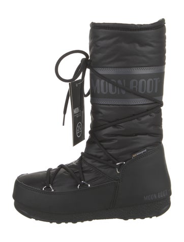 Moon Boot Boots Nylon Graphic Print Lace-Up 5