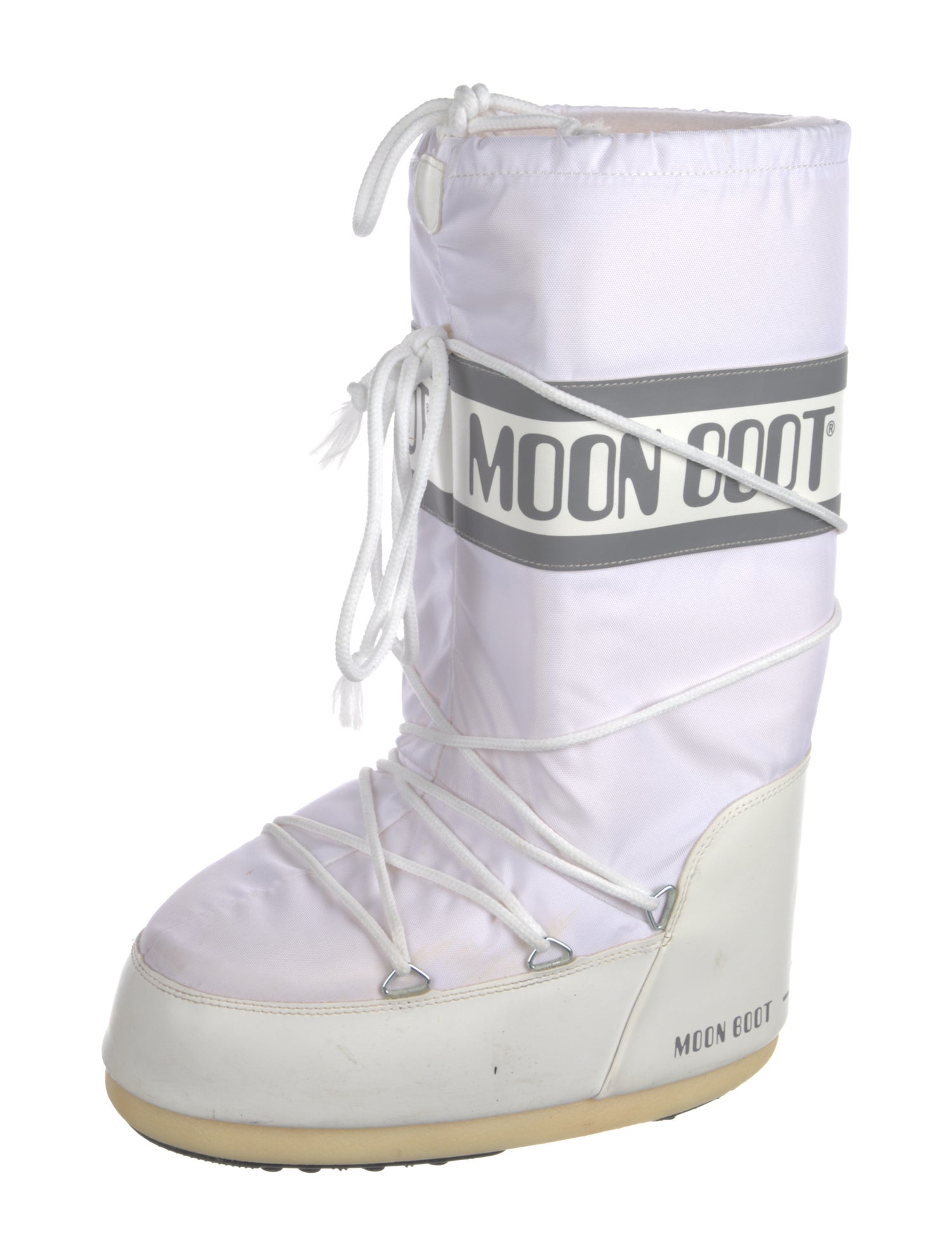 Moon Boot Nylon Printed Lace-Up Boots