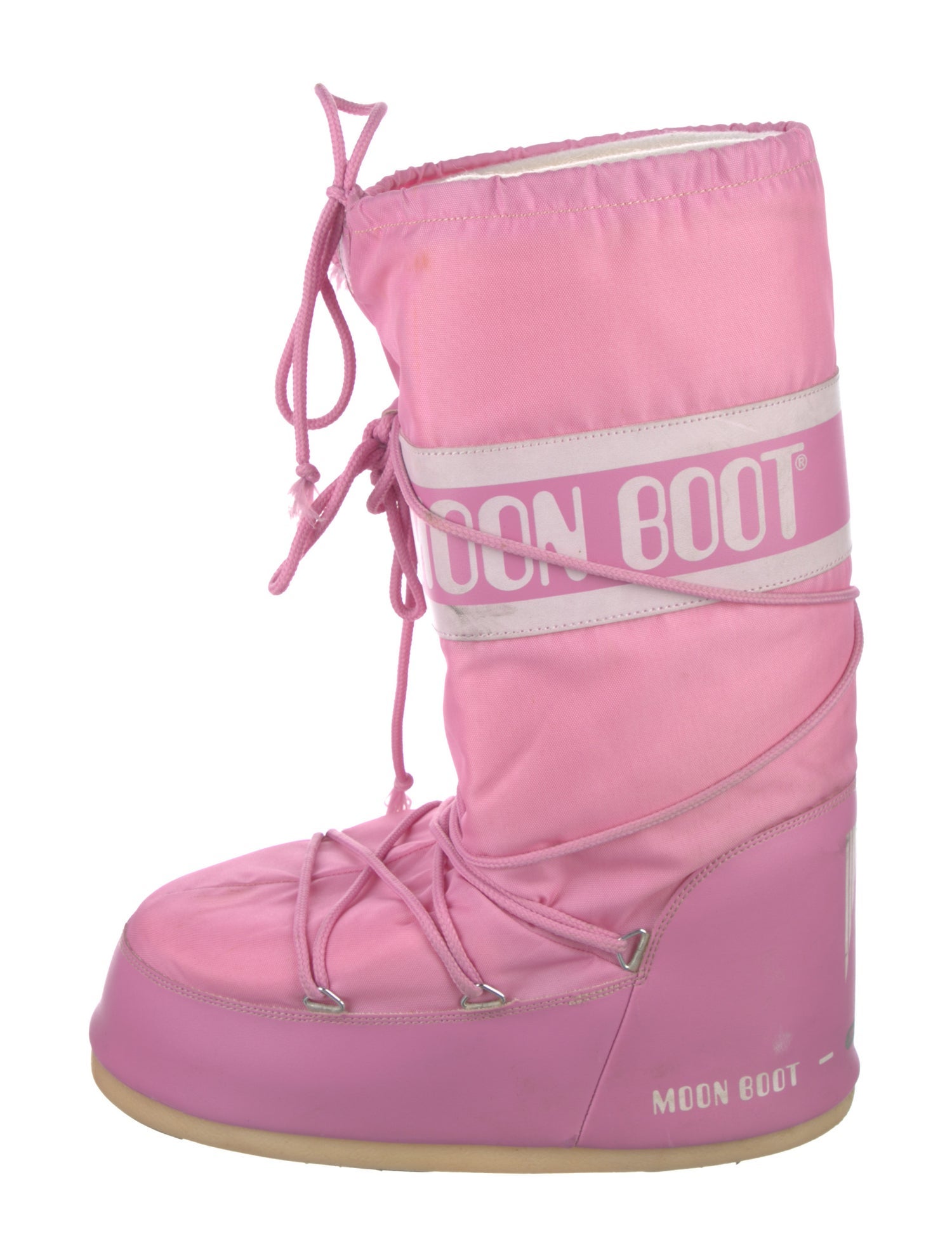 Moon Boot Nylon Printed Lace-Up Boots