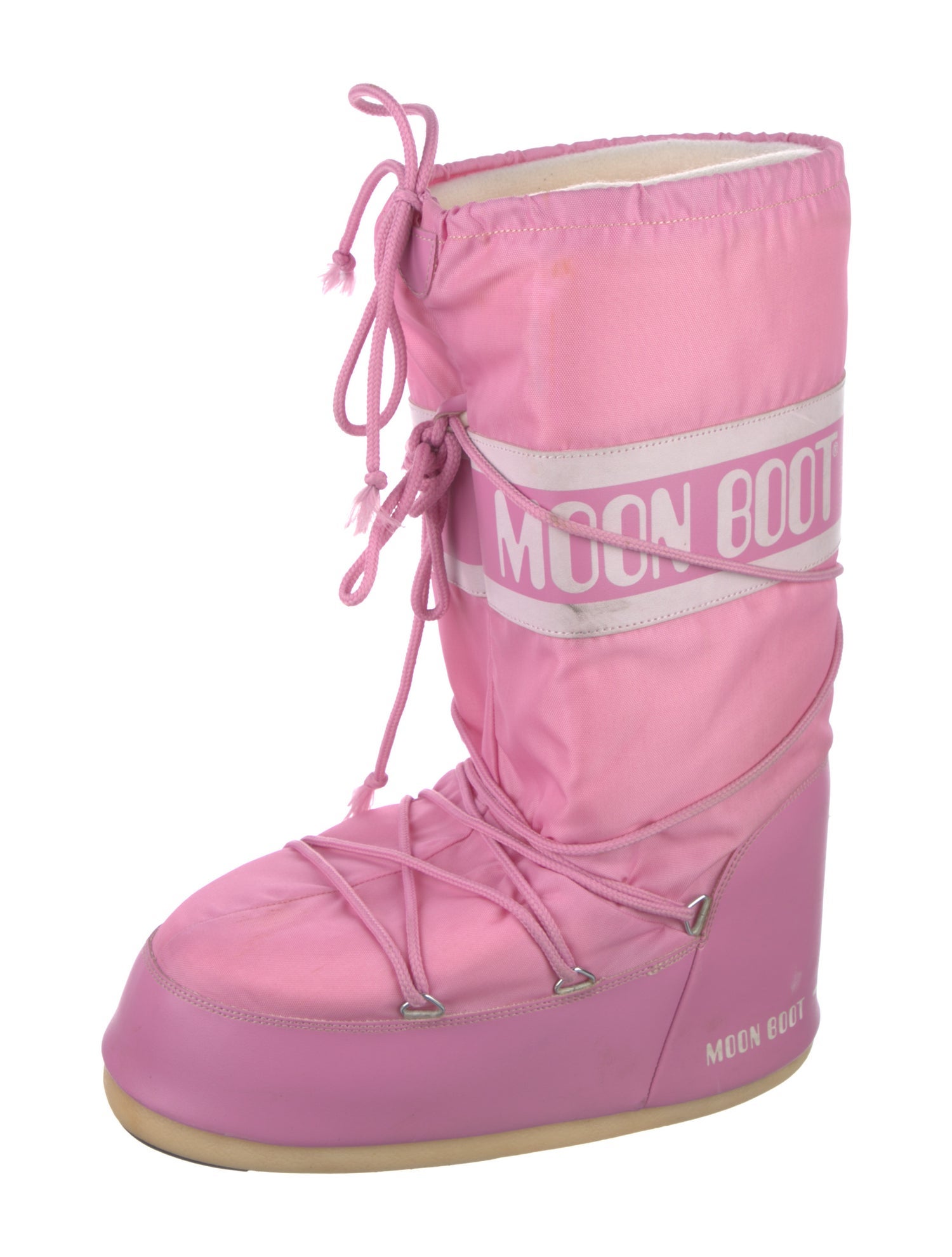 Moon Boot Nylon Printed Lace-Up Boots