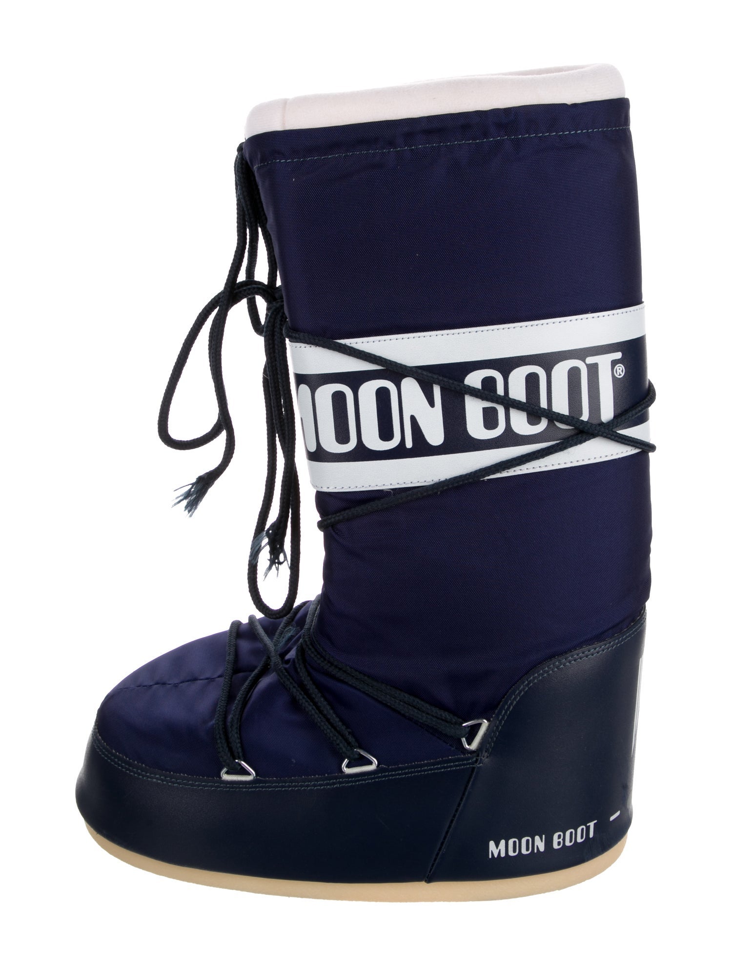 Moon Boot Nylon Graphic Print Lace-Up Boots