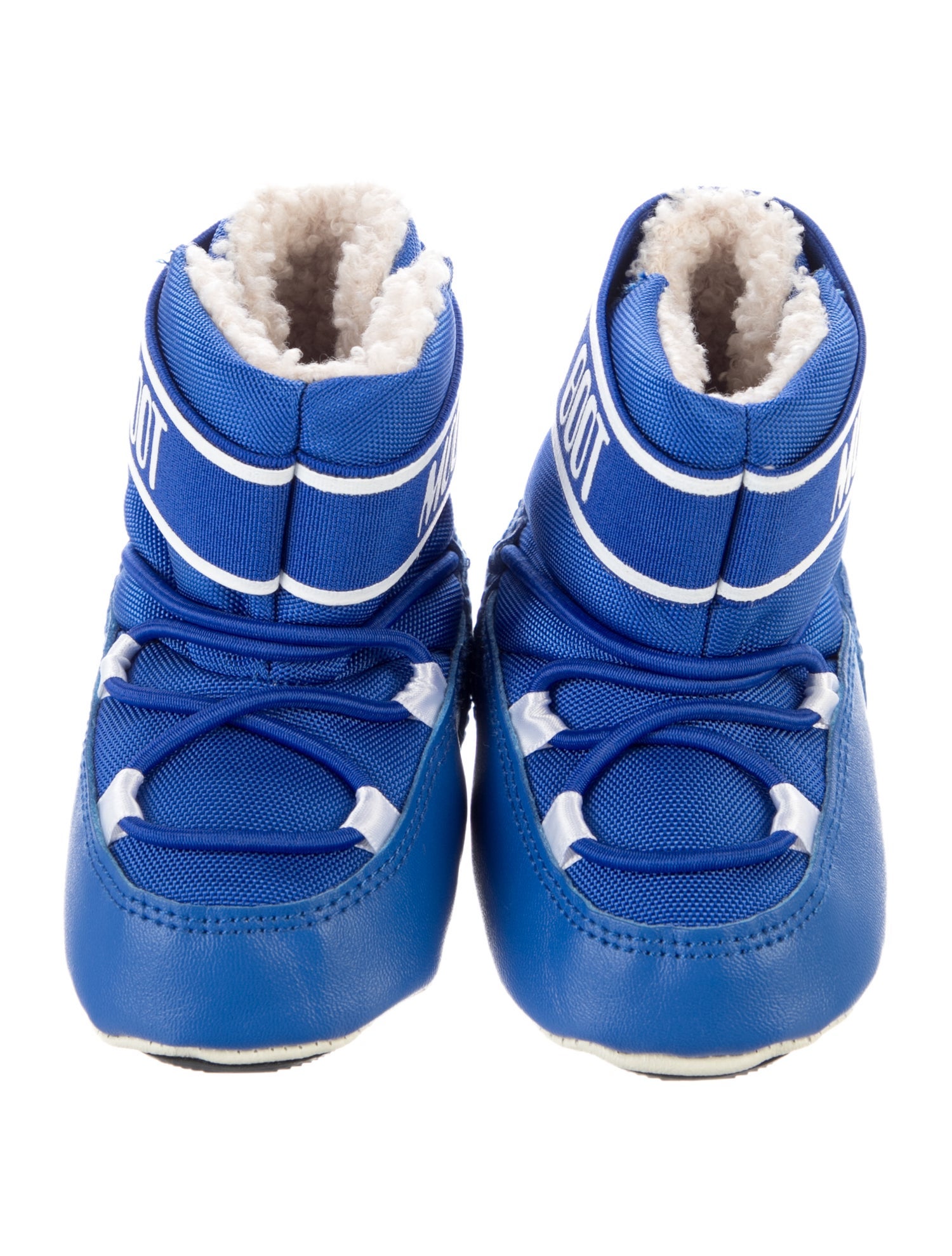 Moon Boot Infant Boys' Nylon Faux Fur Trim Boots