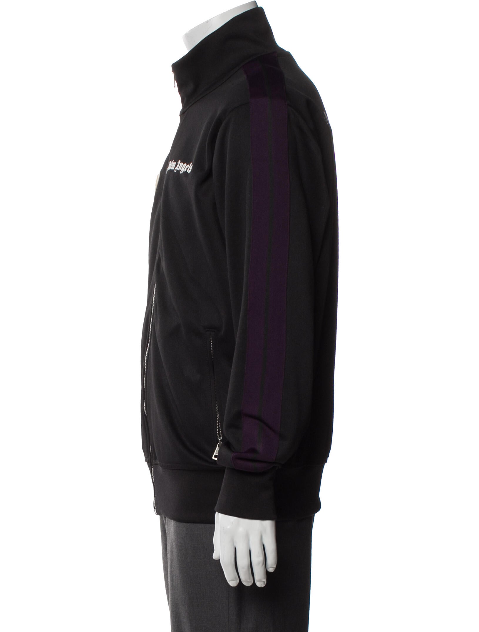 Moncler x Palm Angels Maglia Cardigan Track Graphic Print Windbreaker