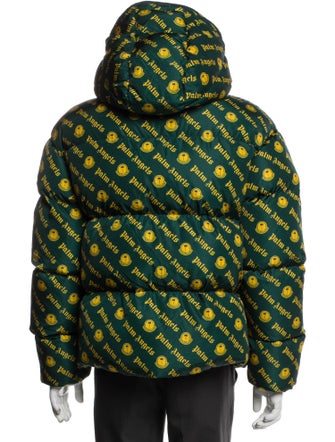 Moncler x Palm Angels 2022 All-Over Print Thompson Puffer Coat