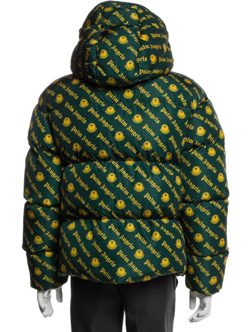 Moncler x Palm Angels 2022 All-Over Print Thompson Puffer Coat