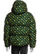 Moncler x Palm Angels 2022 All-Over Print Thompson Puffer Coat