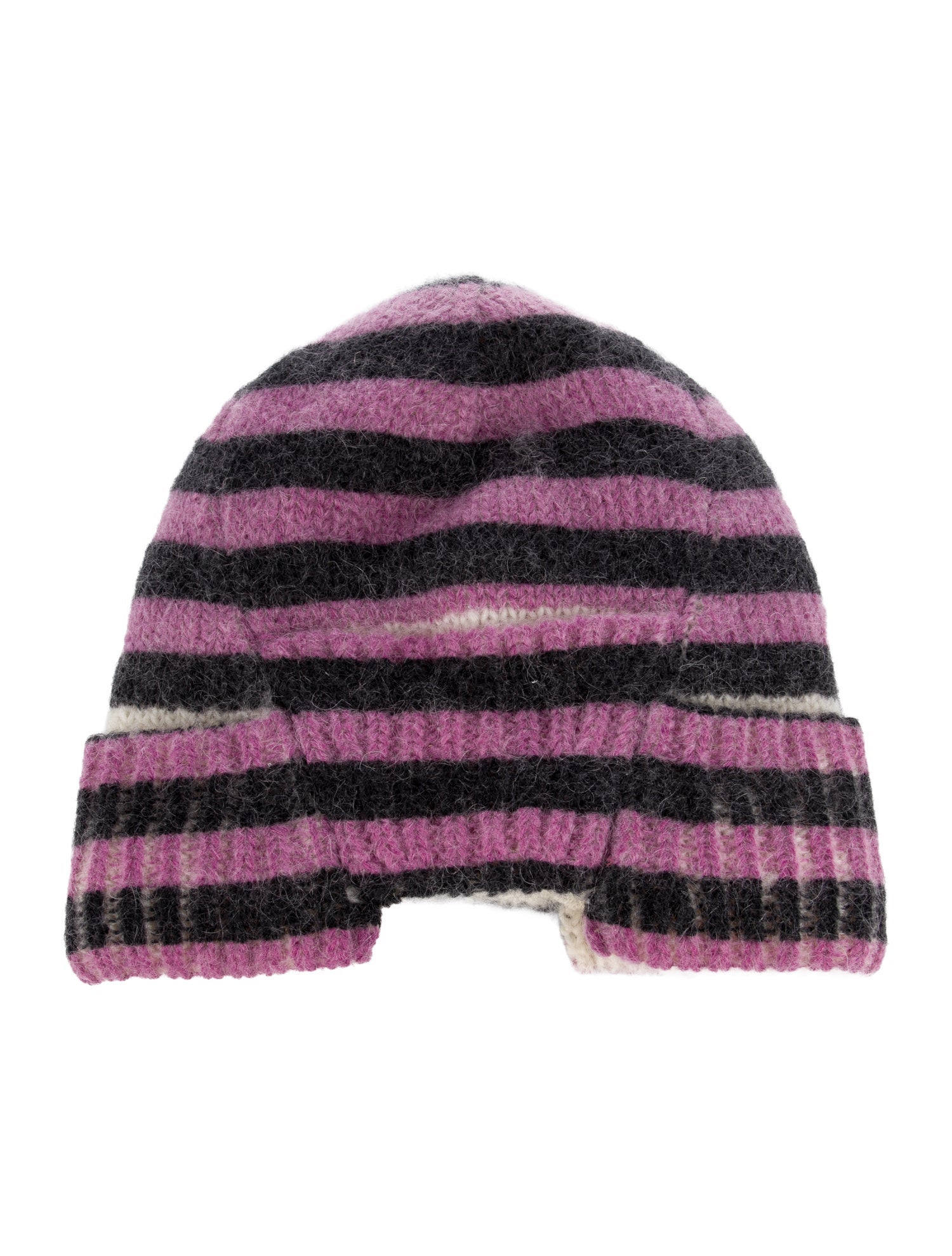 Moncler x Palm Angels Striped Mohair Beanie