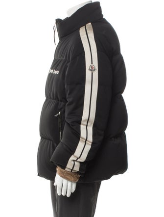 Moncler x Palm Angels 2021 Graphic Print Puffer Coat