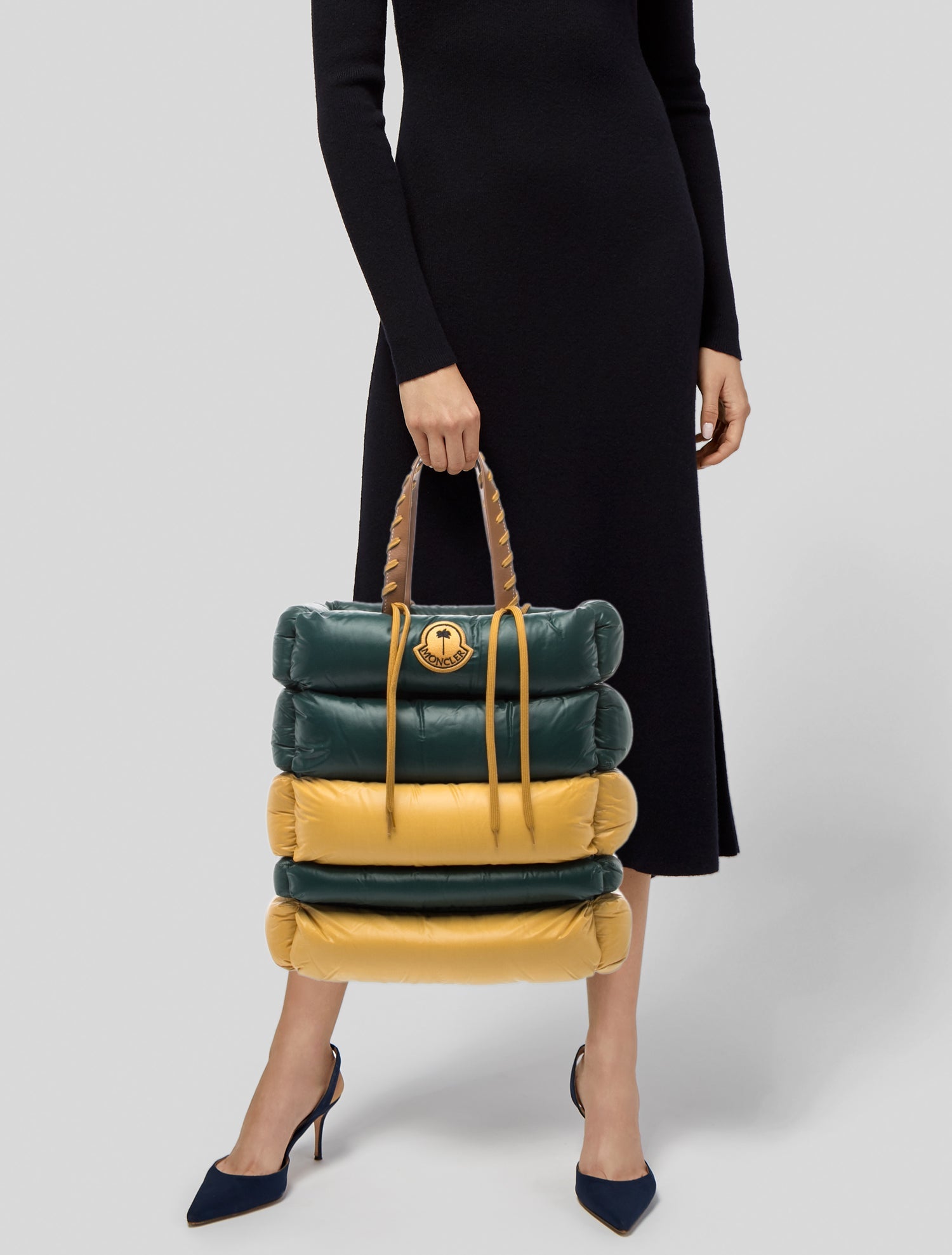 Moncler x Palm Angels Nylon Top Handle Bag