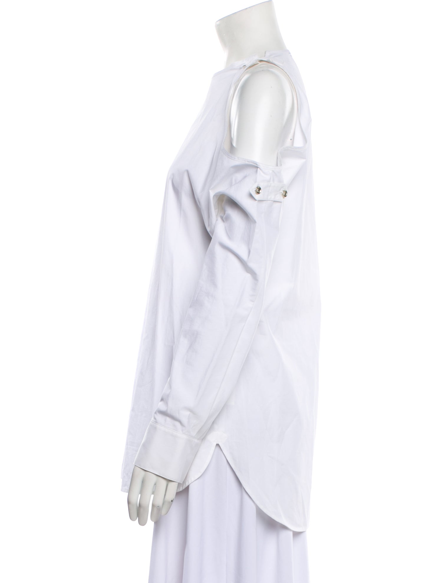 Monographie Crew Neck Long Sleeve Blouse