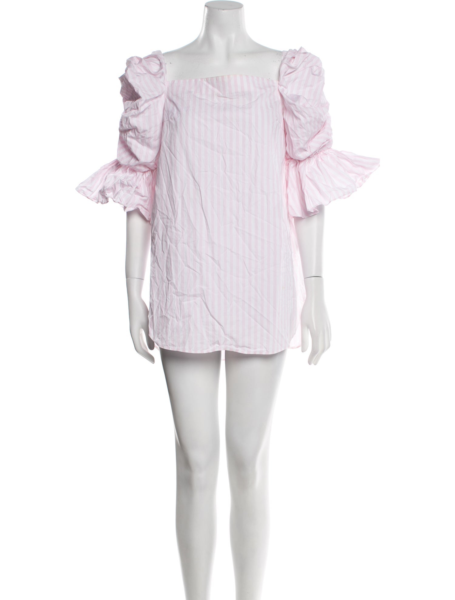 Monographie Square Neckline Mini Dress