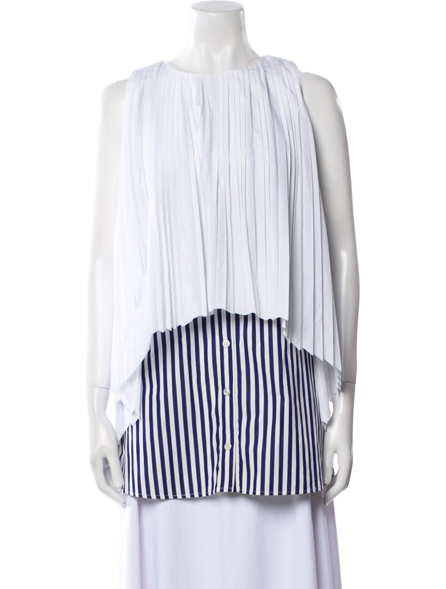 Monographie Striped Bateau Neckline Tunic