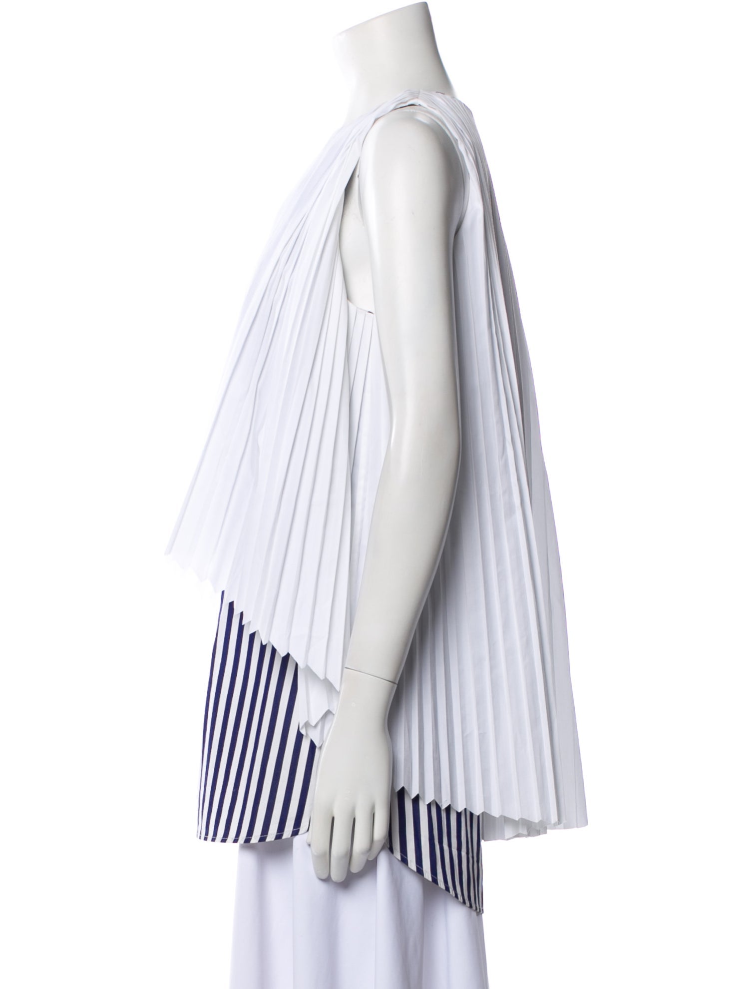 Monographie Striped Bateau Neckline Tunic
