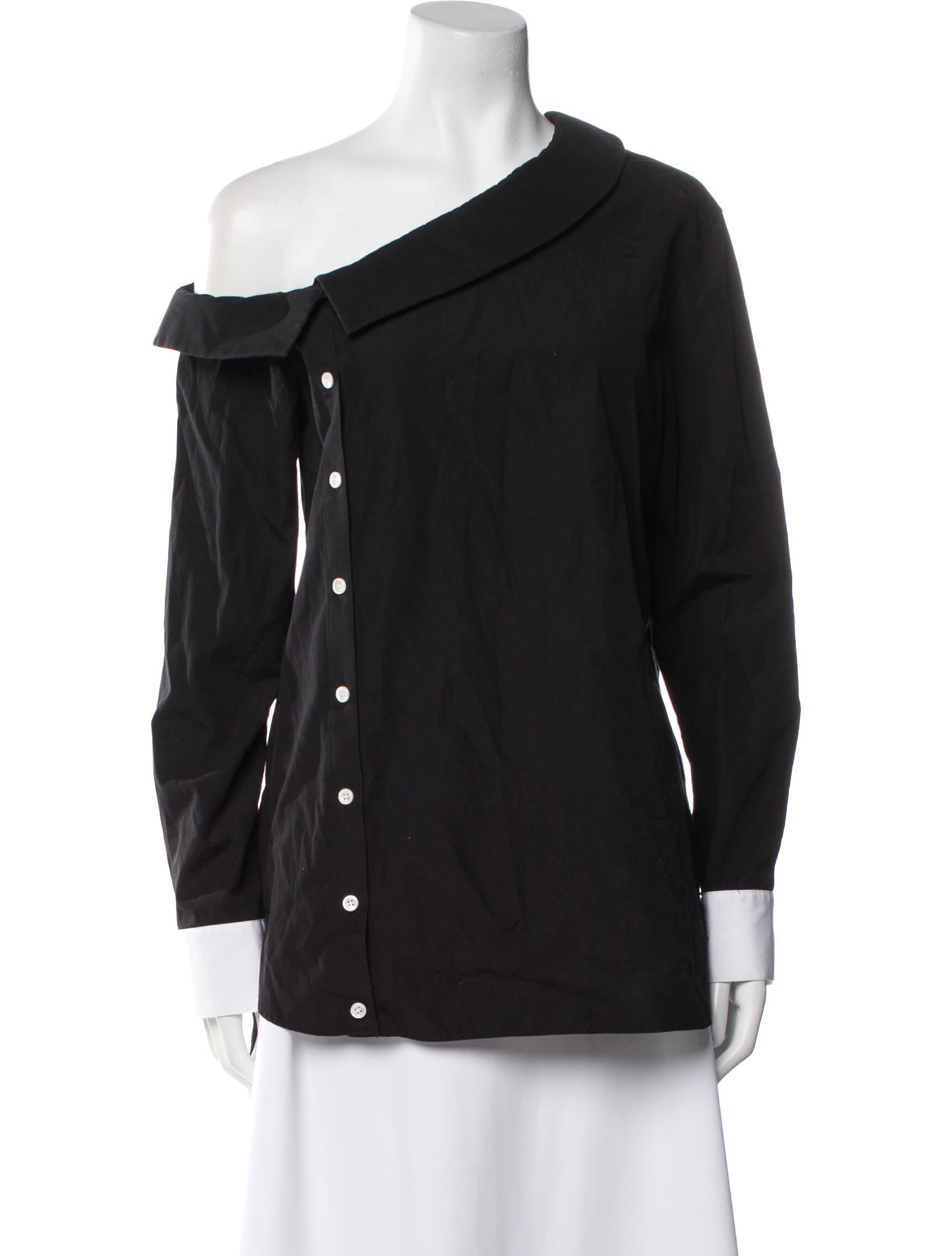 Monographie Asymmetrical Long Sleeve Tunic