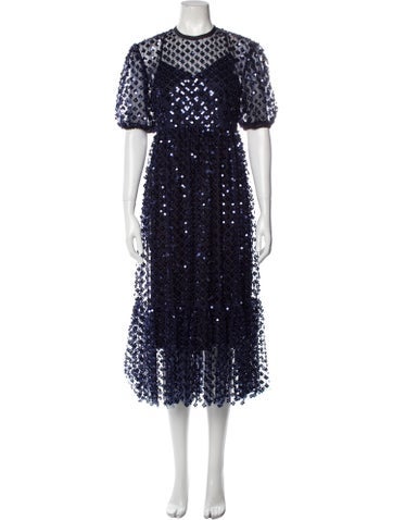 Manoush Dresses Mock Neck Long Dress Us2, Fr34 | XS