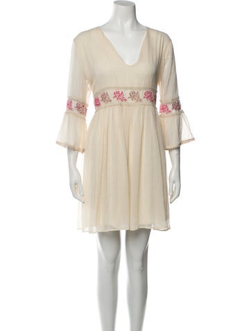 Manoush Dresses V-Neck Mini Dress Us4, Fr36 | S