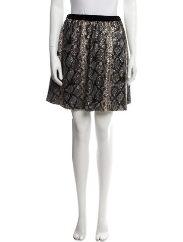 Manoush Skirts Animal Print Mini Skirt Us2, Fr34 | XS