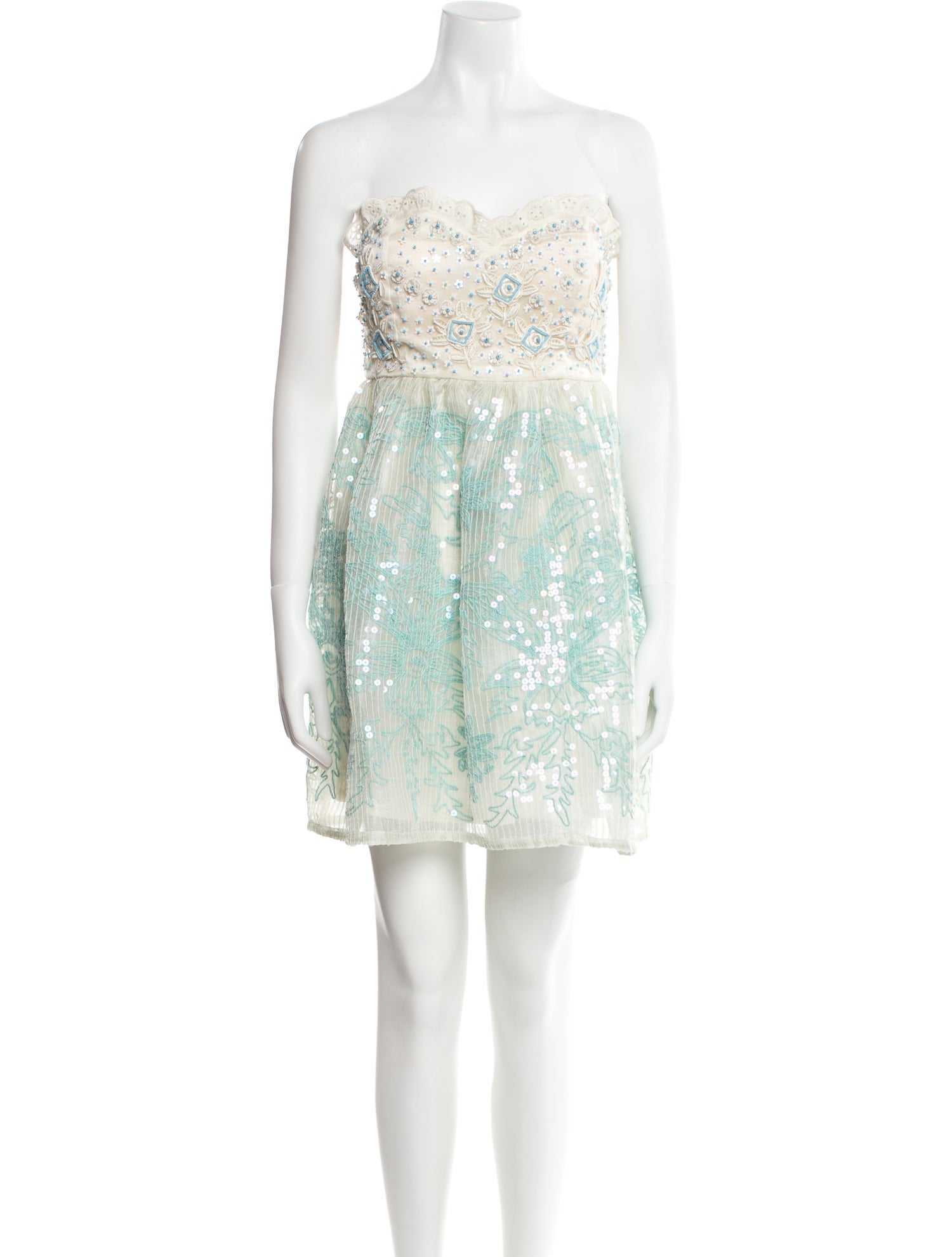 Manoush Strapless Mini Dress