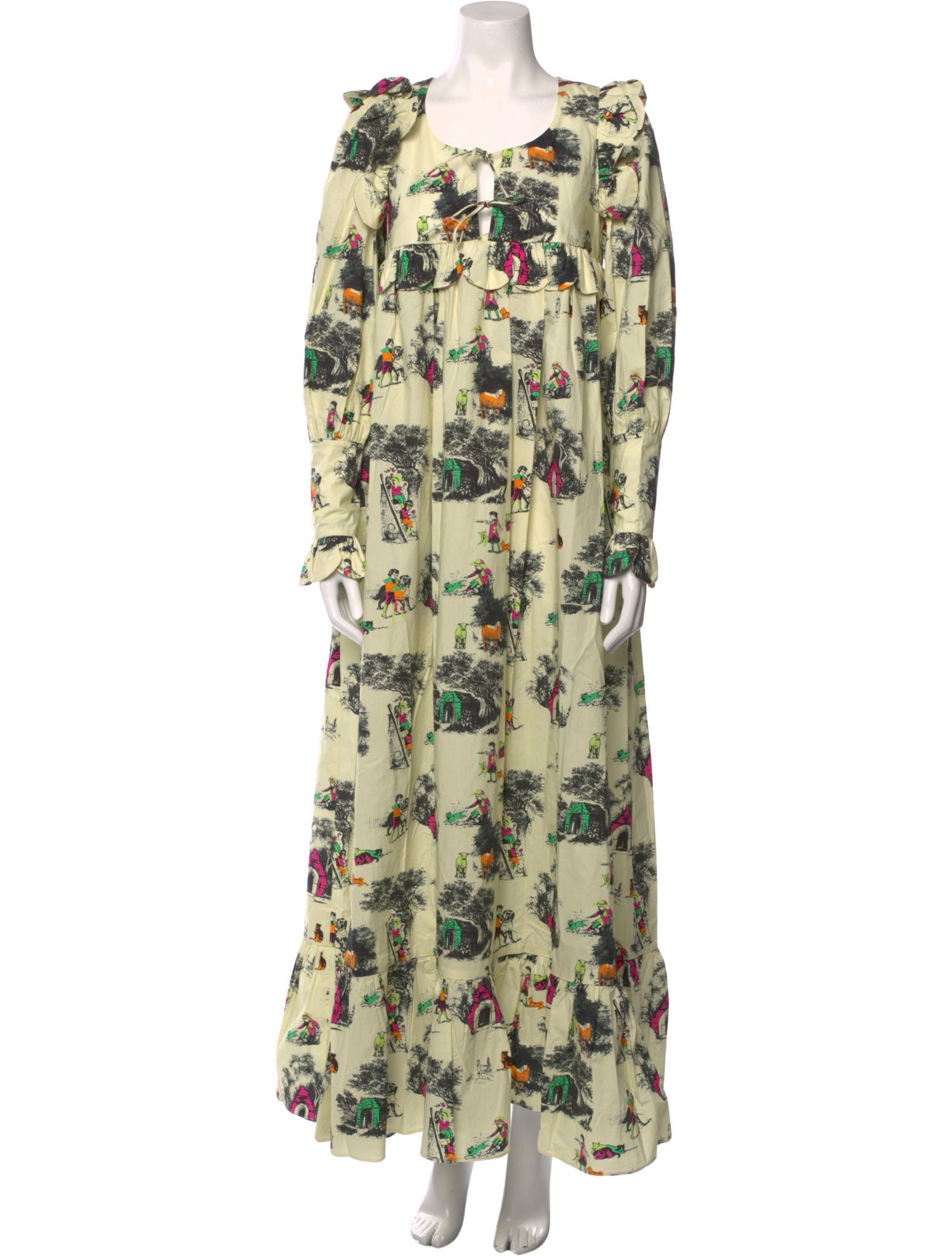 Manoush Floral Print Long Dress w/ Tags