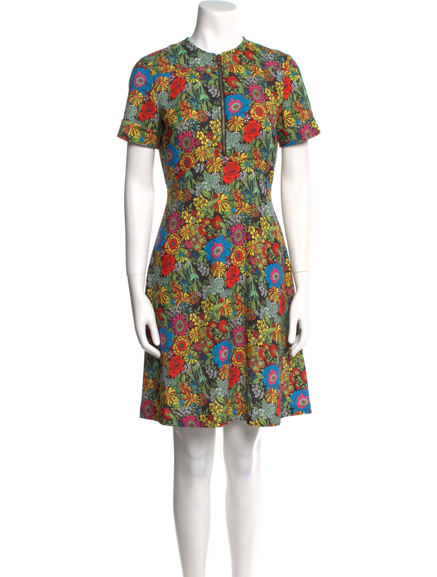 Manoush Floral Print Mini Dress