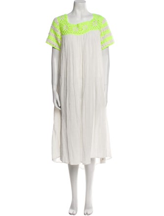 Manoush Off-The-Shoulder Midi Length Dress