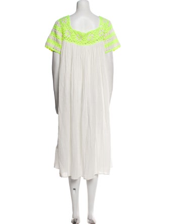 Manoush Off-The-Shoulder Midi Length Dress