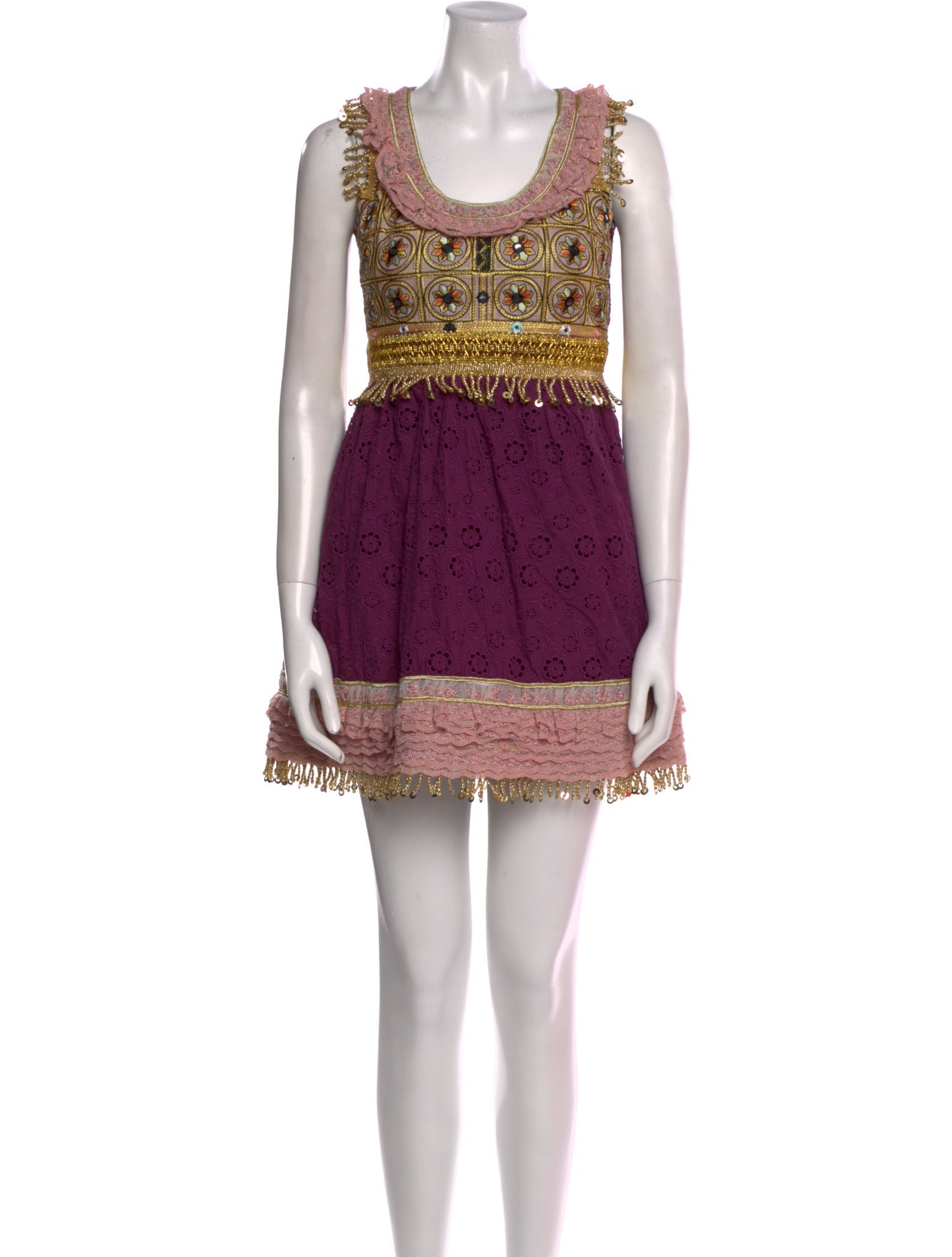 Manoush Printed Mini Dress