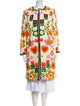 Manoush Wool Printed Trench Coat