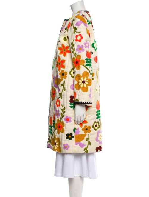 Manoush Wool Printed Trench Coat