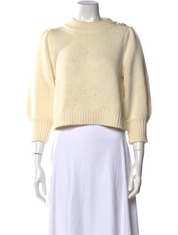 Manoush Knitwear Wool Crew Neck Sweater S