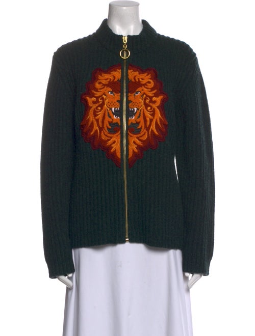 Manoush Lambswool Graphic Print Sweater