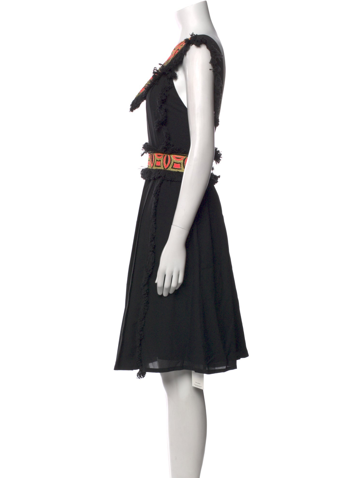 Manoush Colorblock Pattern Knee-Length Dress