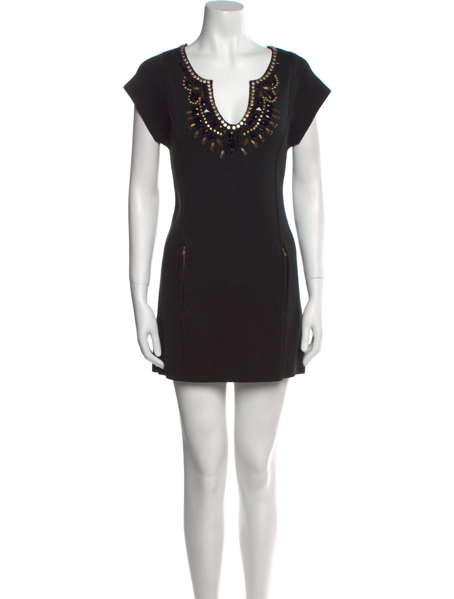 Manoush V-Neck Mini Dress