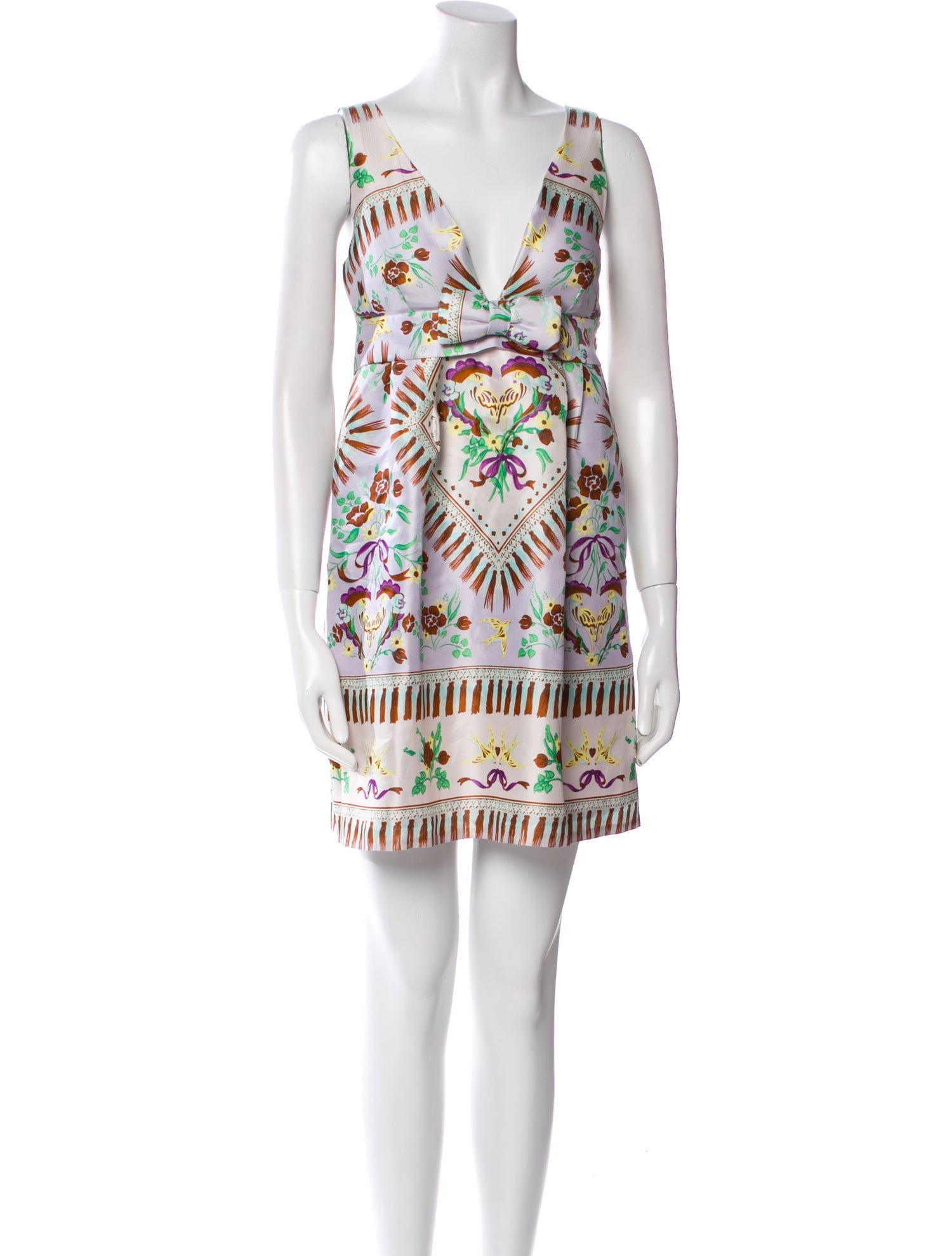 Manoush Printed Mini Dress