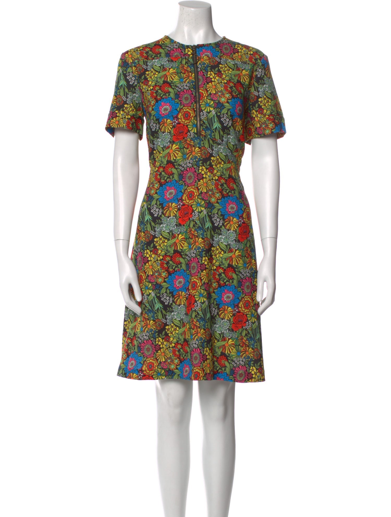 Manoush Floral Print Knee-Length Dress