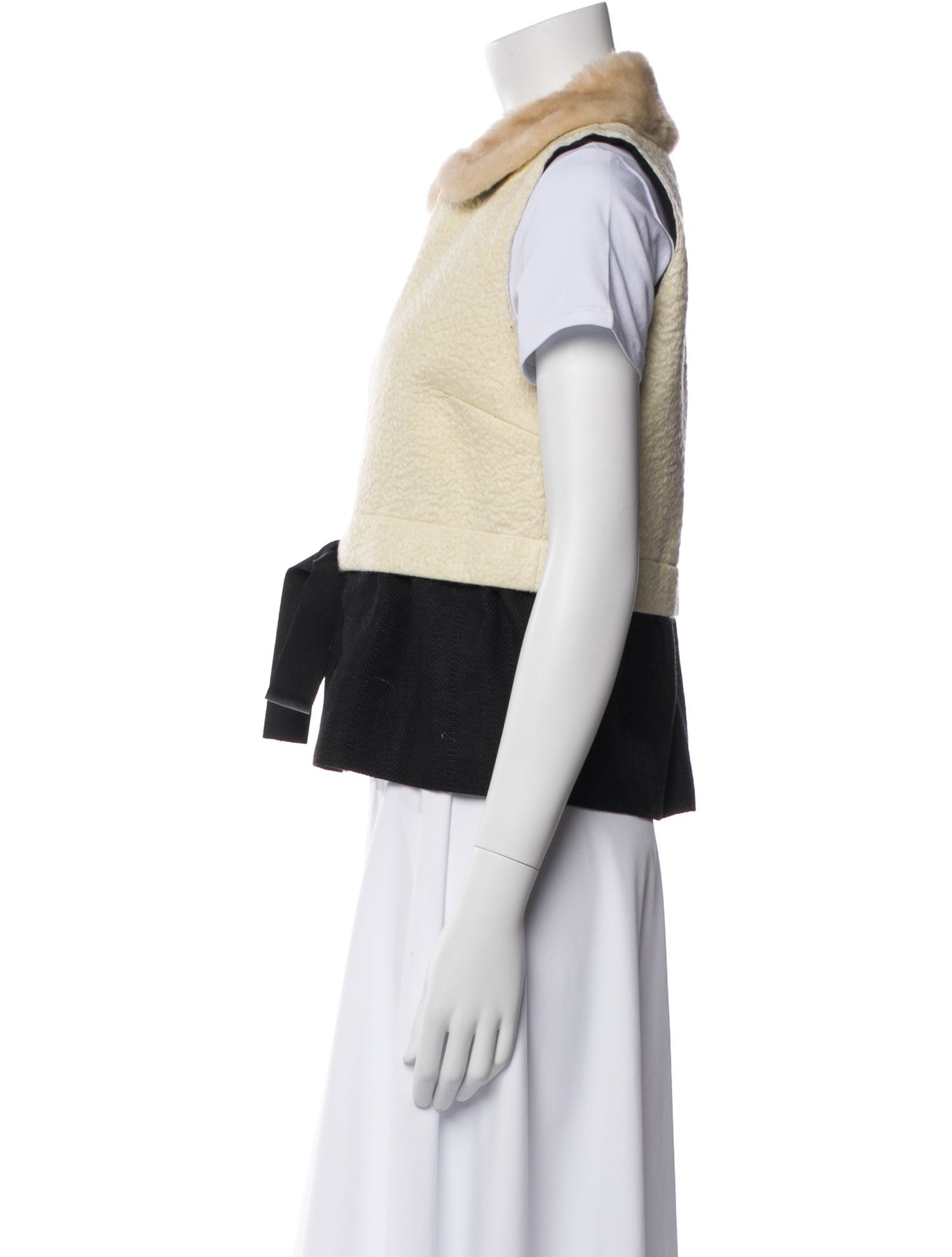 Manoush Colorblock Pattern Vest