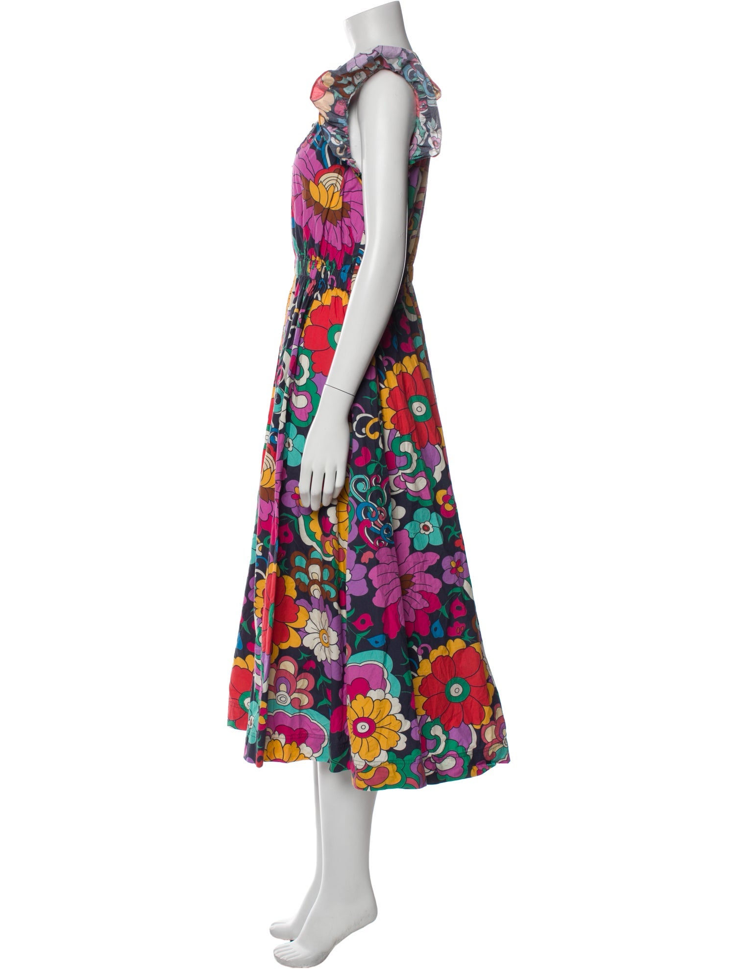 Manoush Floral Print Long Dress