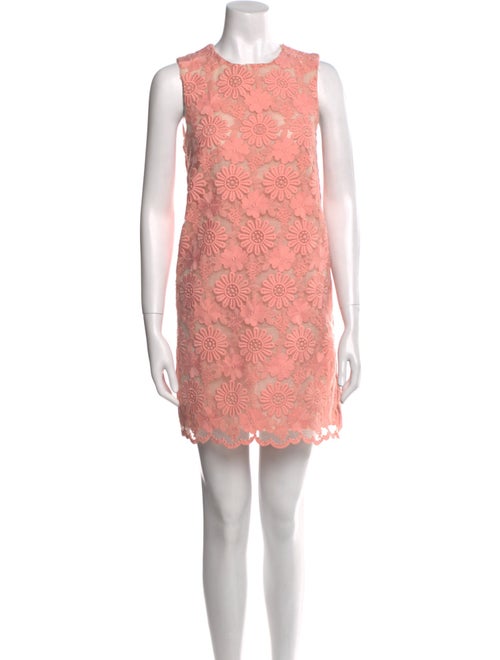 Manoush Lace Pattern Mini Dress