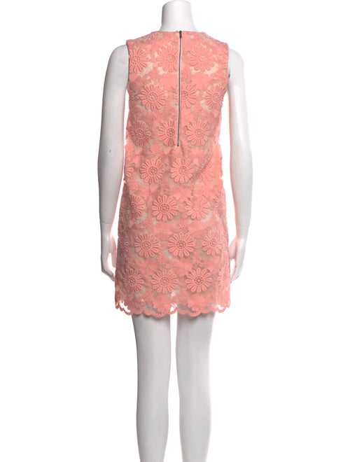Manoush Lace Pattern Mini Dress