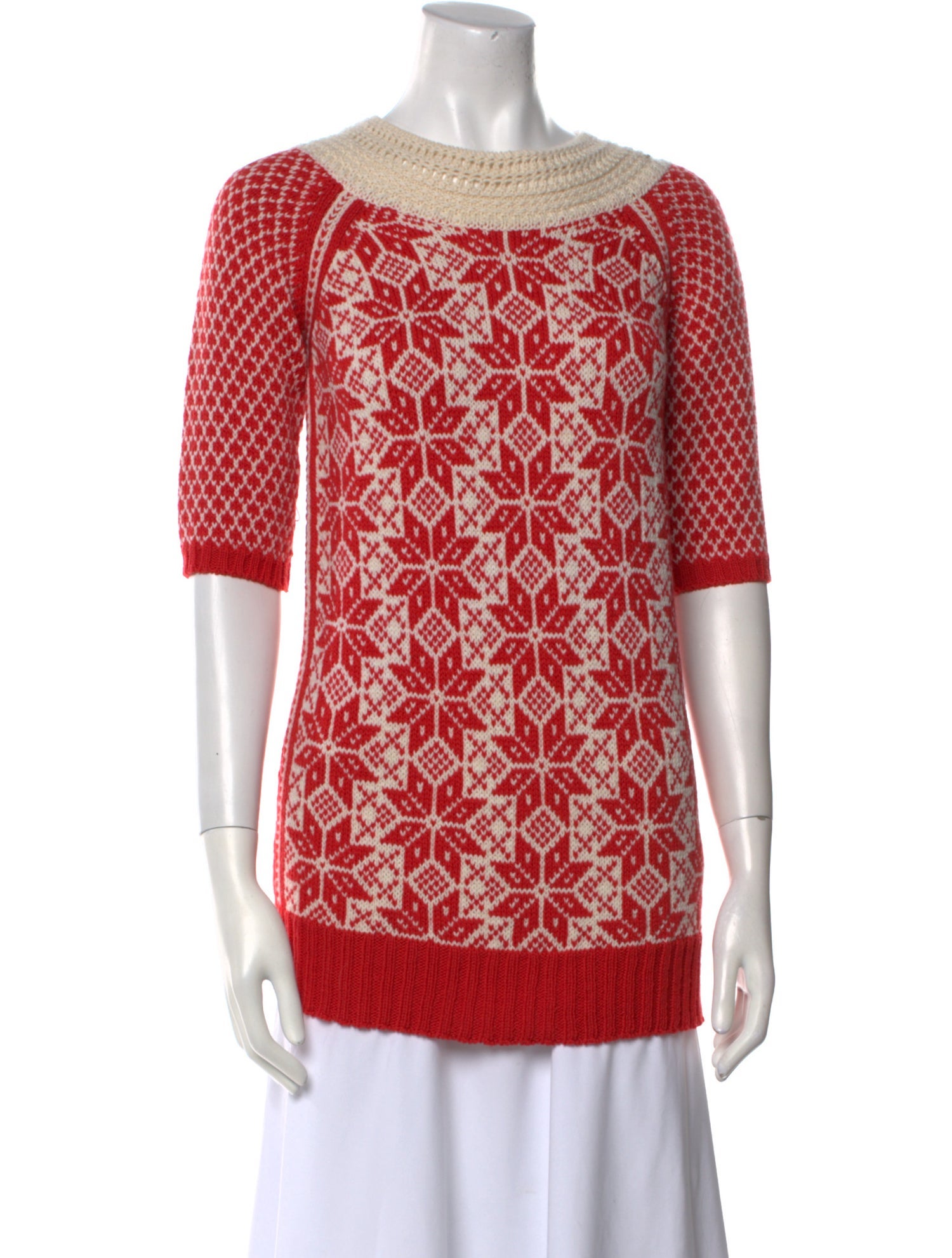 Manoush Merino Wool Printed Sweater