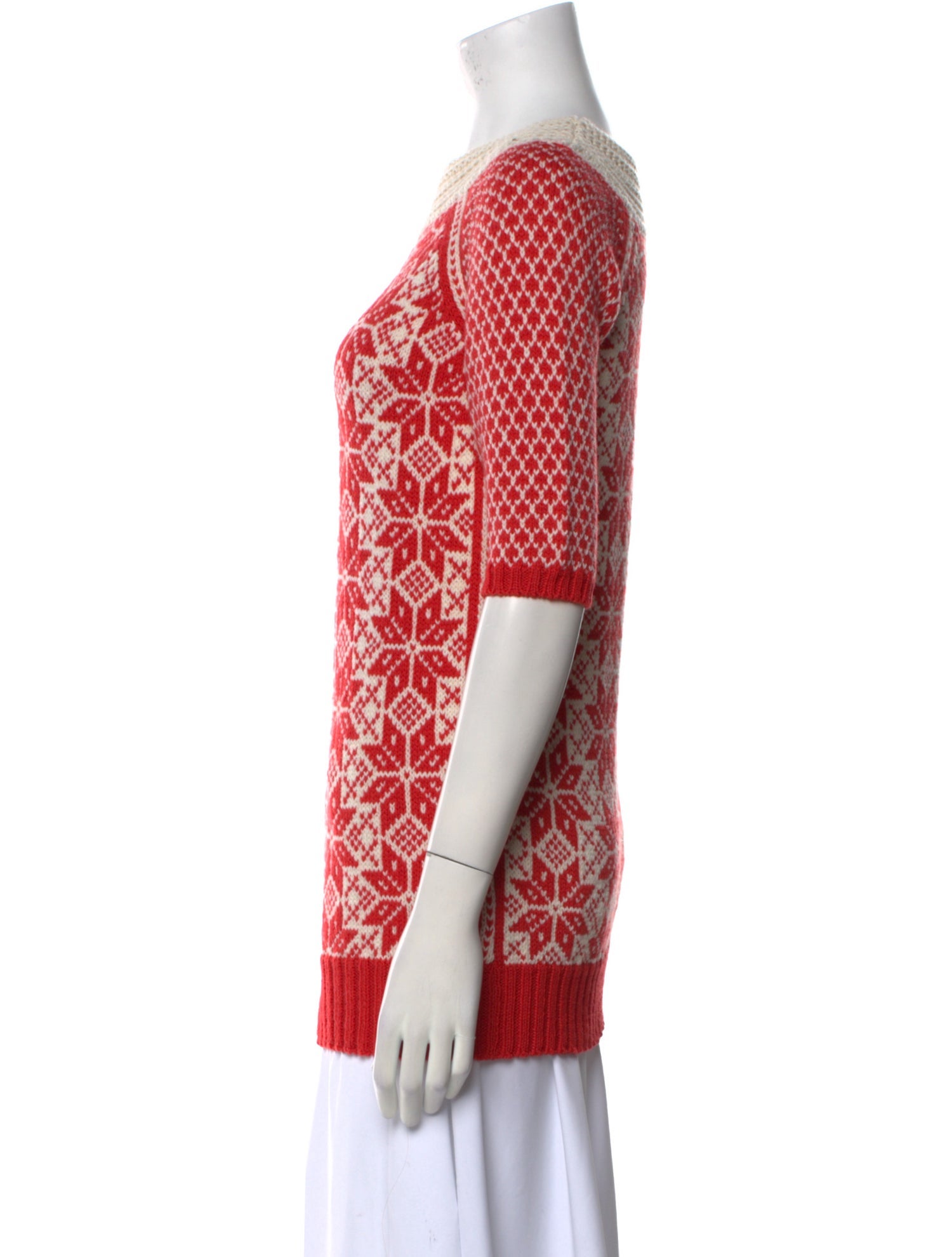 Manoush Merino Wool Printed Sweater